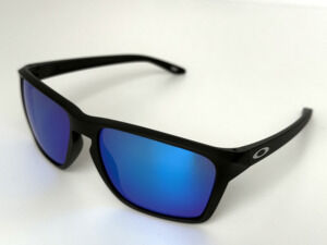 Oakley Sylas Sunglasses Matte Black Prizm Sapphire Polarized 009448-3460 140mm